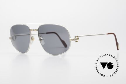 Cartier Romance Santos - XL Extra Large Palladium Shades, RARE 'Palladium Edition': lightweight & comfortable, Made for Men Cartier Romance Santos - XL Extra Large Palladium Shades, RARE 'Palladium Edition': lightweight & comfortable, Made for Men
