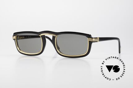Cartier Vertigo Rare 90's Luxury Sunglasses, ultra rare CARTIER vintage sunglasses in L size 54°25, Made for Men