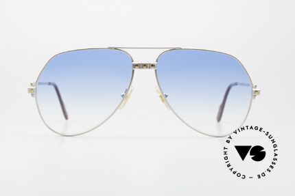 Cartier Vendome Santos - L Rare Luxury Palladium Finish, mod. "Vendome" was launched in 1983 & made till 1997, Made for Men