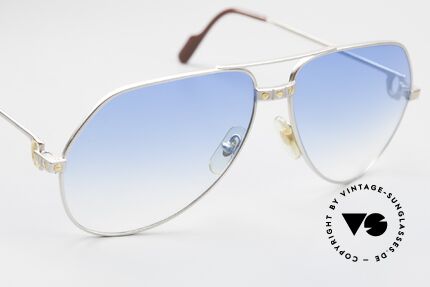 Cartier Vendome Santos - L Rare Luxury Palladium Finish, unworn rarity with orig. packing; hard to find these days, Made for Men
