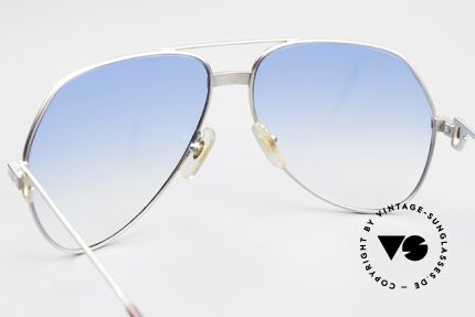 Cartier Vendome Santos - L Rare Luxury Palladium Finish, NO retro sunglasses, but an authentic vintage ORIGINAL, Made for Men