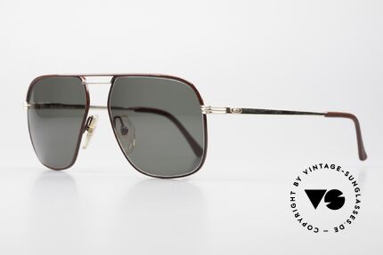 Christian Dior 2322 Sunglasses For Men From 1986, ruby-colored frame with gold-plated bridge & temples, Made for Men