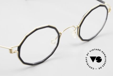 Lindberg Zeta Air Titan Rim Titan Frame Acetate Inner Rim, unworn, NOS, with original magnetic case by Lindberg, Made for Men and Women
