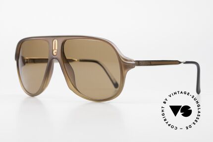 Carrera 5547 80's Men's Shades No Retro, men's shades (142mm frame width); new brown lenses, Made for Men