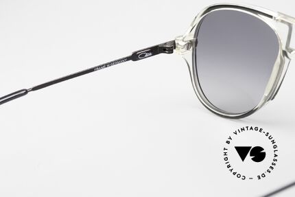 Cazal 622 Rare 80's Aviator Sunglasses, with gray-gradient sun lenses; for 100% UV protection, Made for Men