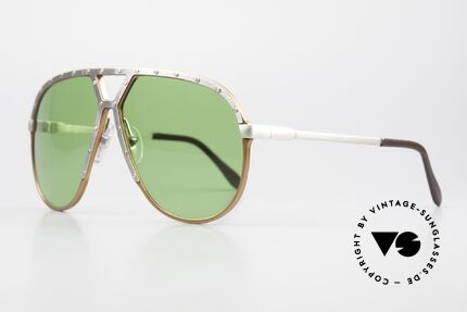 Alpina M1 80's Frame Apple Green Lenses, with fancy 'apple green' sun lenses; 100% UV prot., Made for Men