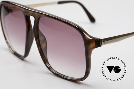 Christian Dior 2229 Oversized 80's Monsieur, elegant tortoise frame coloring and gold-plated, Made for Men
