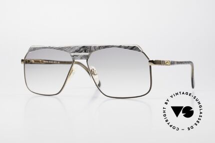 Cazal 730 80's Men's Sunglasses Pilot, 80's Cazal with light tinted gray-gradient lenses, Made for Men