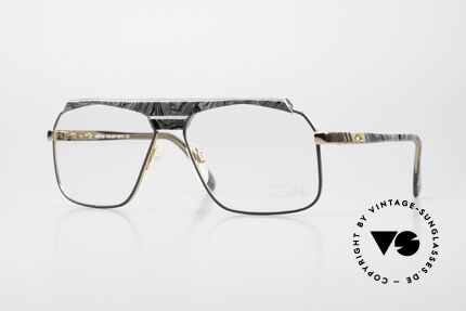 Cazal 730 Men's Eyeglasses 80's Frame Details