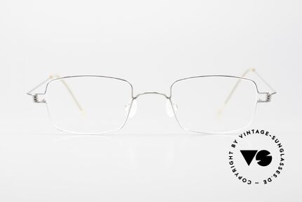 Lindberg Brage Air Titan Rim Square Titanium Glasses Unisex, distinctive quality and design (award-winning frame), Made for Men and Women