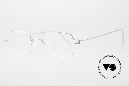 Lindberg Brage Air Titan Rim Square Titanium Glasses Unisex, simply timeless, stylish & innovative: grade 'vintage', Made for Men and Women