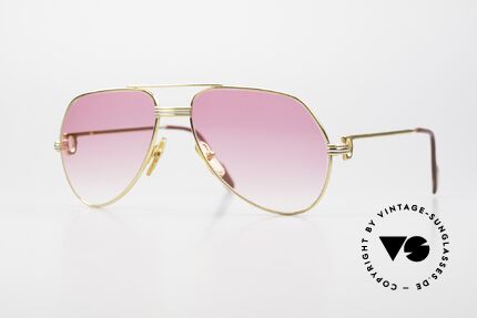 Cartier Vendome LC - S Christopher Walken Glasses Details