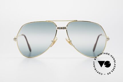 Cartier Vendome Santos - M Double Gradient Green Lens, mod. "Vendome" was launched in 1983 & made till 1997, Made for Men and Women