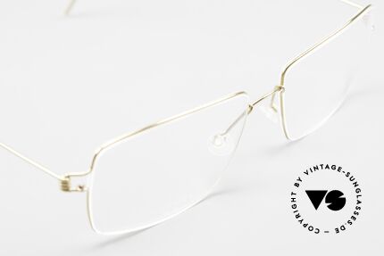 Lindberg Tim Air Titan Rim Classic Titanium Frame Men, unworn, NOS, with original magnetic case by Lindberg, Made for Men