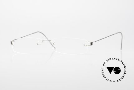 Lindberg Air Titan 347 Rimless Titanium Frame, rimless vintage specs from the Lindberg Air Titan series, Made for Men and Women
