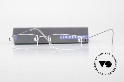 Lindberg Air Titan 347 Rimless Titanium Frame, the frame is almost invisible and weighs only 2.7 grams, Made for Men and Women