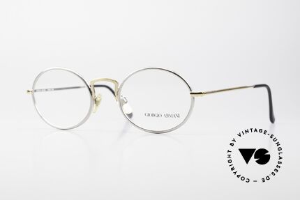 Giorgio Armani 156 Oval Eyeglasses From 1991 Details