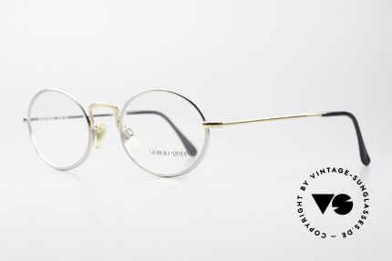Giorgio Armani 156 Oval Eyeglasses From 1991, sober, timeless style: suitable for many occasions, Made for Men and Women