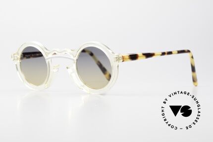 Franz Ruzicka 328 Crazy Round Art Sunglasses, in the 90s he received design awards for his glasses, Made for Men and Women