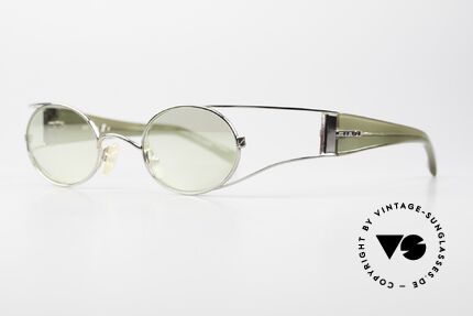 Alain Mikli 0427 / 03 Futuristic 2000's Shades, the frame can also be optically glazed; size 42-21, Made for Men and Women