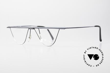 GMC 6600 Rimless Art Glasses Bauhaus, filigree and cleverly devised design; in size 30-20, Made for Men and Women