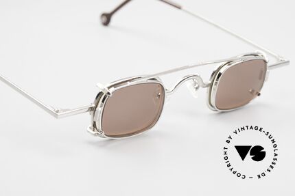 L.A. Eyeworks FEZ 405 90s Eyeglasses With Sun Clip, NO RETRO SHADES, but an old original (Los Angeles, '97), Made for Men and Women