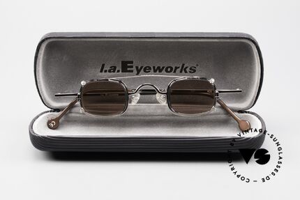 Sunglasses L.A. Eyeworks FEZ 405 90s Eyeglasses With Sun Clip