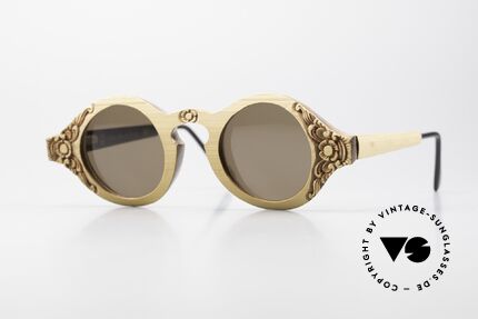 Lotus Arts De Vivre 90 Art Wood Shades For Ladies, Lotus Arts De Vivre women's sunglasses from 1998, Made for Women