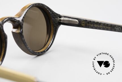 人気TOP Vivre De Arts Lotus Sunglasses 90 Ladies For Shades Wood Art サングラス+メガネ