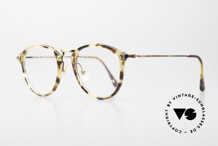 Giorgio Armani 318 True Vintage 90's Panto Glasses, high-end quality and very interesting frame pattern, Made for Men