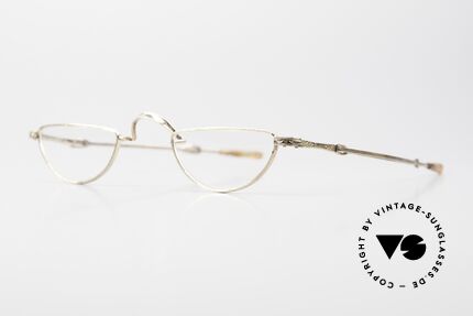 Oliver Peoples OP38A Telescopic Extendable Frame, complete frame decorated with elaborate engravings, Made for Men and Women