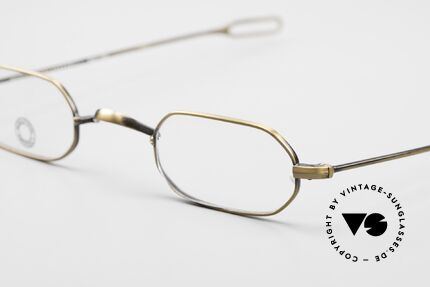 Morgenthal Frederics Maduro Luxury Specs For Connoisseurs, very comfortable and with a noble alloy in "antique gold", Made for Men and Women
