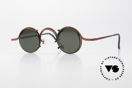 Theo Belgium Feu Avant-Garde Specs Clip-On, vintage Theo Belgium glasses with clip-on, Made for Men and Women