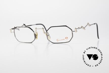 Casanova MTC22 Artistic Designer Frame 90s, vintage Casanova glasses from 1997 in size 44-24, Made for Men and Women