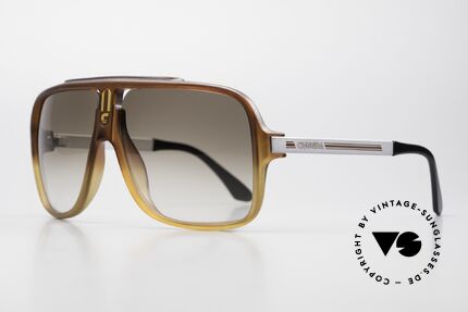 Carrera 5557 Rare 80s XL Shades No Retro, men's shades with brown-gradient lenses (100% UV), Made for Men