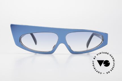 Alain Mikli 305 / 043 80's Haute Couture Shades, rare designer piece from 1984 in a dark turquoise shade, Made for Women