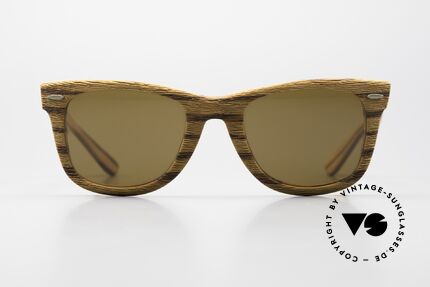 Ray Ban Wayfarer I Woodies B&L USA 80's Wood, handmade in the USA (by Bausch&Lomb); unicum!, Made for Men and Women Ray Ban Wayfarer I Woodies B&L USA 80's Wood, handmade in the USA (by Bausch&Lomb); unicum!, Made for Men and Women