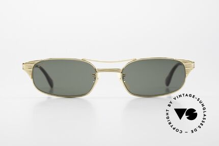 Ray Ban Signet Rectangle B&L USA 80's Sunglasses, Bausch&Lomb G-15 quality lenses (100% UV), Made for Men and Women