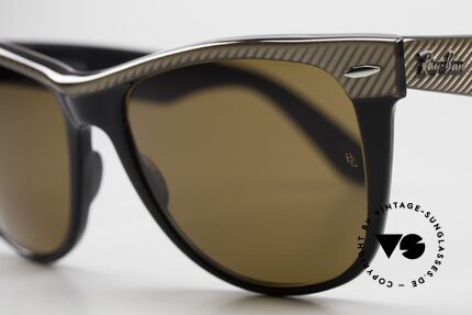 Ray Ban Wayfarer II Iconic 80's Sunglasses, rare Wayfarer Edition "Fashion Gold" W0495, B-15, Made for Men and Women