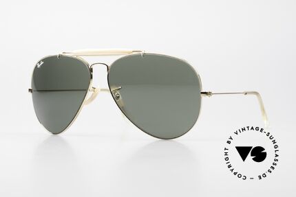 Ray Ban Outdoorsman II B&L USA Shades 80's Aviator, the classic Ray Ban USA sunglasses par excellence, Made for Men