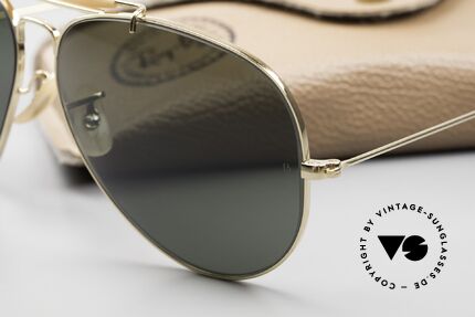 Ray Ban Outdoorsman II B&L USA Shades 80's Aviator, NO RETRO shades, but an old original in 62/14 size, Made for Men