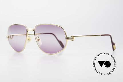 Cartier Romance LC - M Double Gradient Purple Lens, this pair (with L. Cartier decor) in medium size 56-18, 135, Made for Men and Women