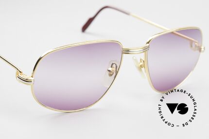 Cartier Romance LC - M Double Gradient Purple Lens, NO RETRO eyewear; a rare 30 years old vintage ORIGINAL, Made for Men and Women