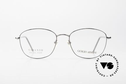 Giorgio Armani 3021 Titanium Frame Square Panto, square panto glasses, lightweight TITANIUM quality, Made for Men