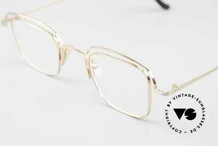 Theo Belgium Lait Men's Frame Gold Ladies Specs, GOLD-PLATED frame: top-notch craftsmanship, Made for Men and Women