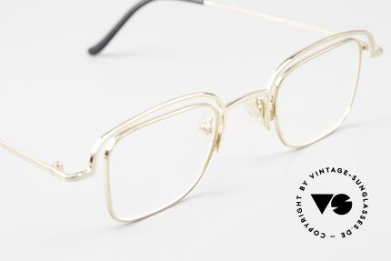Theo Belgium Lait Men's Frame Gold Ladies Specs, unworn; like all our vintage Theo eyewear specs, Made for Men and Women
