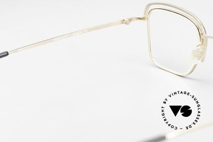 Theo Belgium Lait Men's Frame Gold Ladies Specs, the full rimmed frame can be glazed optionally, Made for Men and Women
