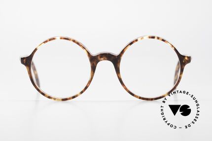 Giorgio Armani 304 80's 90's Designer Glasses, round frame design from 1989/1990, with color 013-S, Made for Men