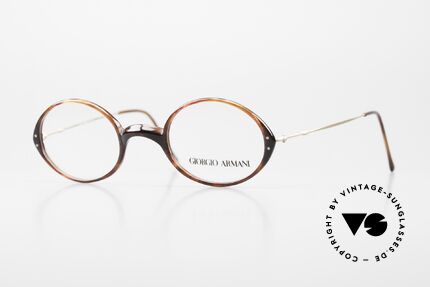 Giorgio Armani 363 90's Unisex Eyeglasses Oval Details