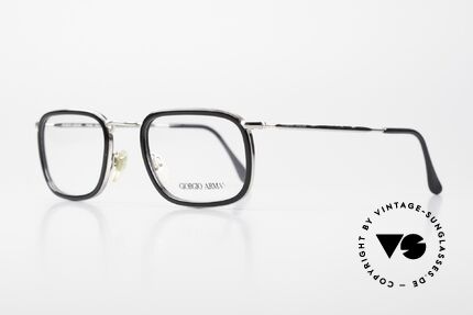 Giorgio Armani 155 Classic Men's Glasses 1991, really interesting combination of materials and colors, Made for Men